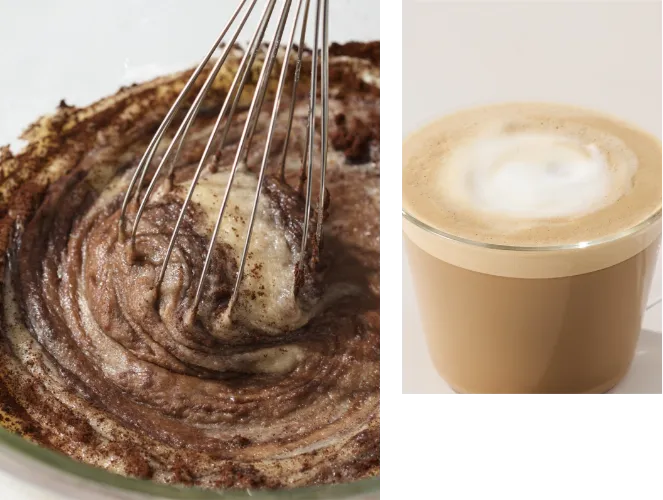 Flow out from a coffee cup